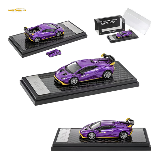 (Pre-Order) LCD Lamborghini Huracan STO Purple 1:64 - for just $39.99! 