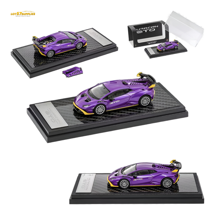 (Pre-Order) LCD Lamborghini Huracan STO Purple 1:64 - for just $39.99! 