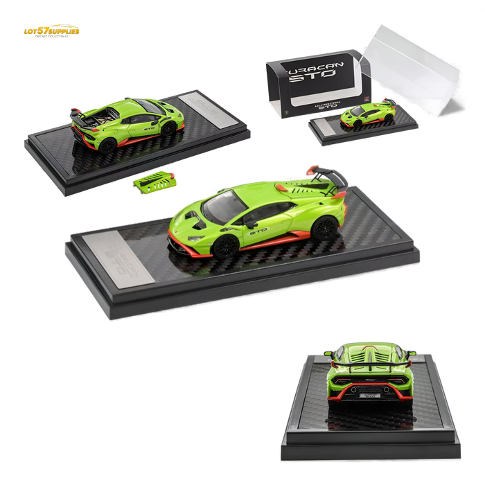 (Pre-Order) LCD Lamborghini Huracan STO Green 1:64 - for just $39.99! 