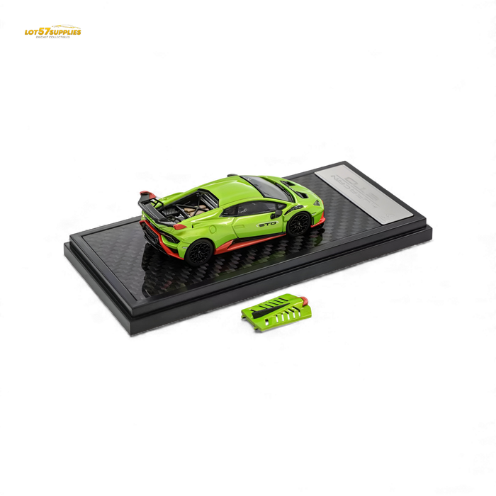 (Pre-Order) LCD Lamborghini Huracan STO Green 1:64 - for just $39.99! 
