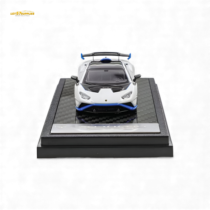 (Pre-Order) LCD Lamborghini Huracan STO White 1:64 - for just $39.99! 