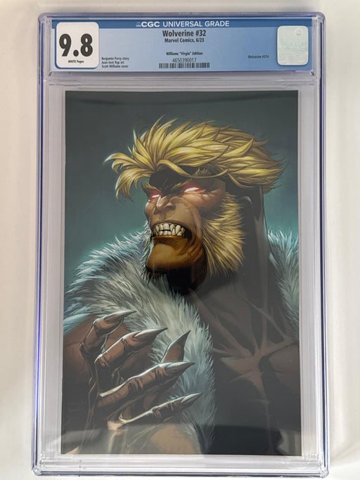 Wolverine #32 CGC 9.8 Blue Label Williams Exclusive Var - for just $85! 