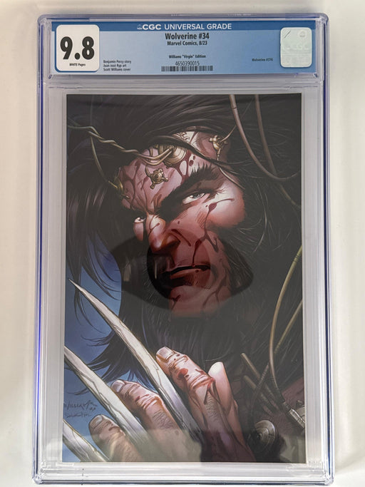 Wolverine #34 CGC 9.8 Blue Label Williams Exclusive Var - for just $85! 