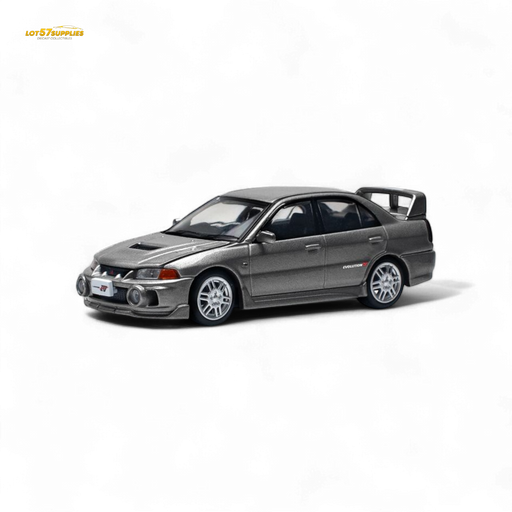 (Pre-Order) poprace MITSUBISHI LANCER EVOLUTION IV - DARK GREY 1/64 - for just $24.99! 