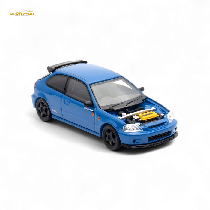 Motorhelix Honda Civic EK9 Blue 1:64 - for just $42.99! 
