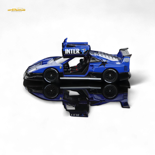 Demon King Auto F40 LB-Works Wide-Body Gull Wing Gate Modified - Inter Milan Livery 1:64 - for just $44.99! 