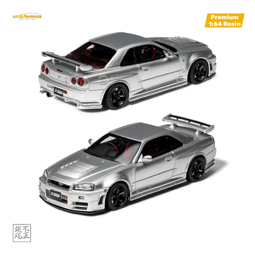 Cars' Lounge Nissan Skyline GT-R R34 NISMO Z-TUNE Silver 1:64 - for just $84.99! 
