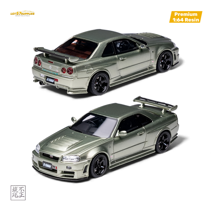 Cars' Lounge Skyline GT-R R34 NISMO Z-TUNE Millenium Jade 1:64 - for just $84.99! 