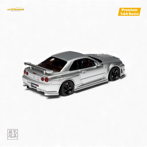 Cars' Lounge Nissan Skyline GT-R R34 NISMO Z-TUNE Silver 1:64 - for just $84.99! 