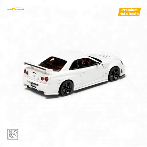 Car's Lounge Skyline GT-R R34 Z-TUNE Pearl White 1:64 - for just $84.99! 