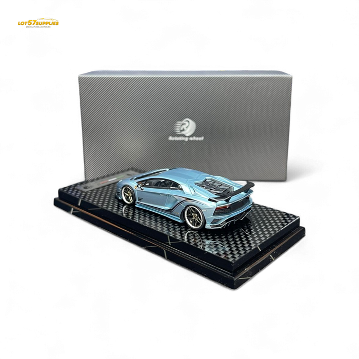 Rotating Wheel Rowen Aventador S - Ice Blue 1/64 - for just $94.99! 