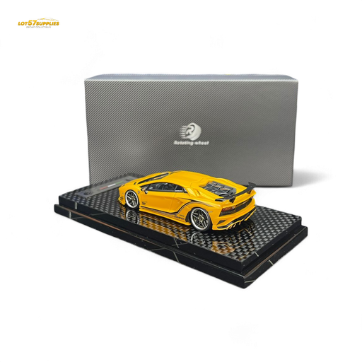 Rotating Wheel Rowen Aventador S - Pearl Yellow 1/64 - for just $94.99! 
