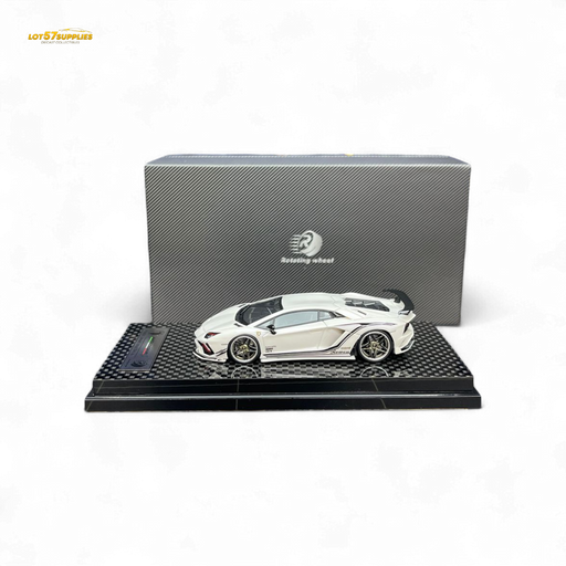 Rotating Wheel Rowen Aventador S - Pearl White 1/64 - for just $94.99! 