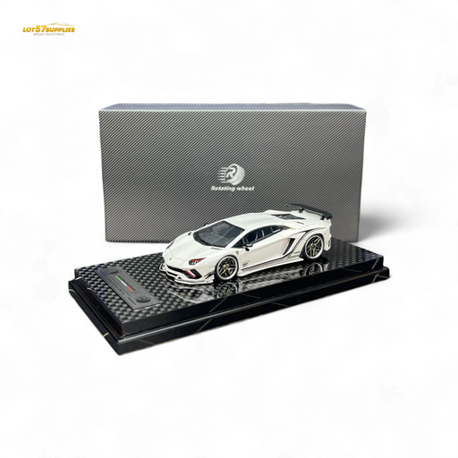 Rotating Wheel Rowen Aventador S - Pearl White 1/64 - for just $94.99! 