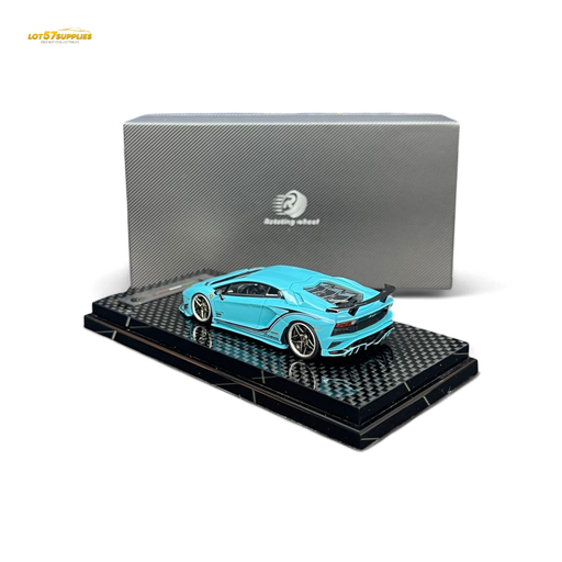 Rotating Wheel Rowen Aventador S - Pearl Blue 1/64 - for just $94.99! 