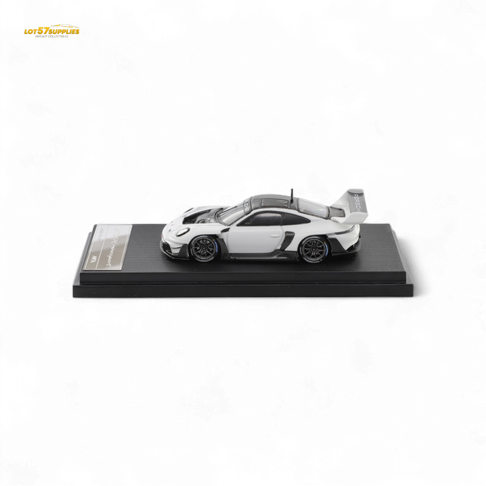 HKM 911 (992) GT3 R Rennsport - White/Carbon Hood 1:64 - for just $34.99! 