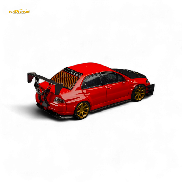 Findclassically Mitsubishi Lancer 9th Gen Red Carbon Hood 1:64 - for just $36.99! 