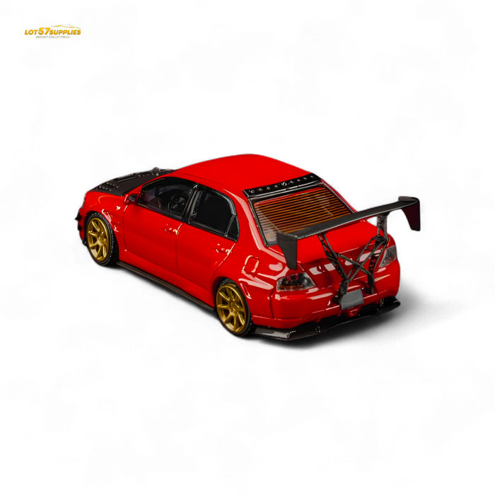Findclassically Mitsubishi Lancer 9th Gen Red Carbon Hood 1:64 - for just $36.99! 