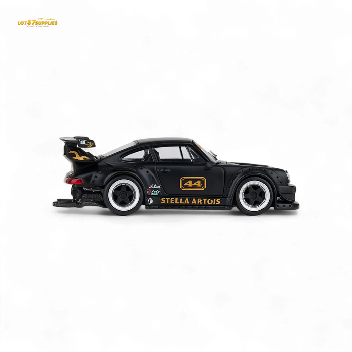 Model Model Porsche RWB 993 Stella Artois #44 Matte Black 1:64 - for just $26.99! 