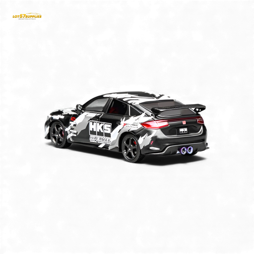 Motorhelix Civic Type R FL5 Black HKS 1:64 - for just $32.99! 