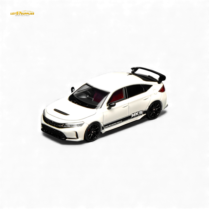 Motorhelix Honda Civic Type R FL5 HKS White 1:64 - for just $32.99! 