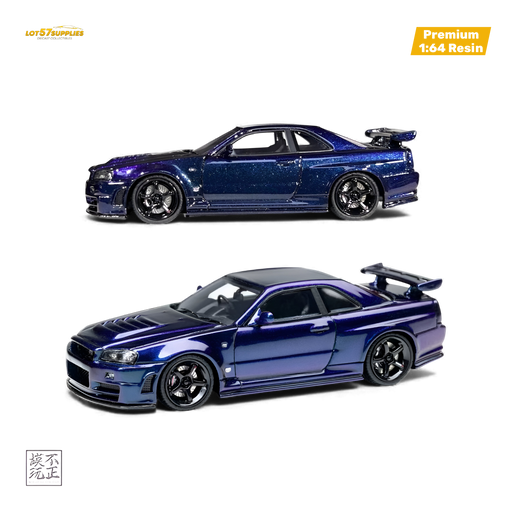 Cars' Lounge Nissan Skyline GT-R R34 Z-TUNE Midnight Purple 1:64 - for just $84.99! 