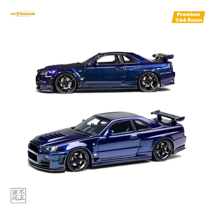 Cars' Lounge Nissan Skyline GT-R R34 Z-TUNE Midnight Purple 1:64 - for just $84.99! 