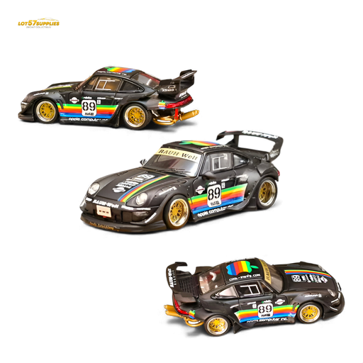 Street Weapon RWB 993 Matte Black Apple Livery 1:64 - for just $34.99! 