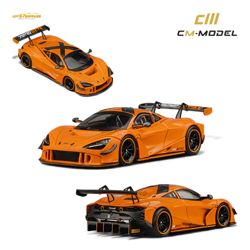 (Pre-Order) CM Model McLaren 720S GT3X Papaya Orange 1:64 - for just $38.99! 