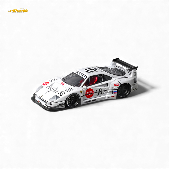 (Pre-Order) Star Models Ferrari F40 LB-Works White 1:64 - for just $46.99! 