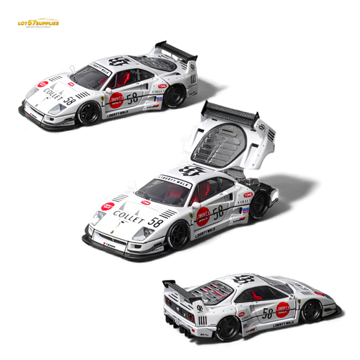 (Pre-Order) Star Models Ferrari F40 LB-Works White 1:64 - for just $46.99! 