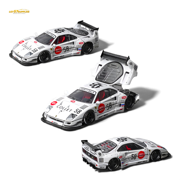 (Pre-Order) Star Models Ferrari F40 LB-Works White 1:64 - for just $46.99! 