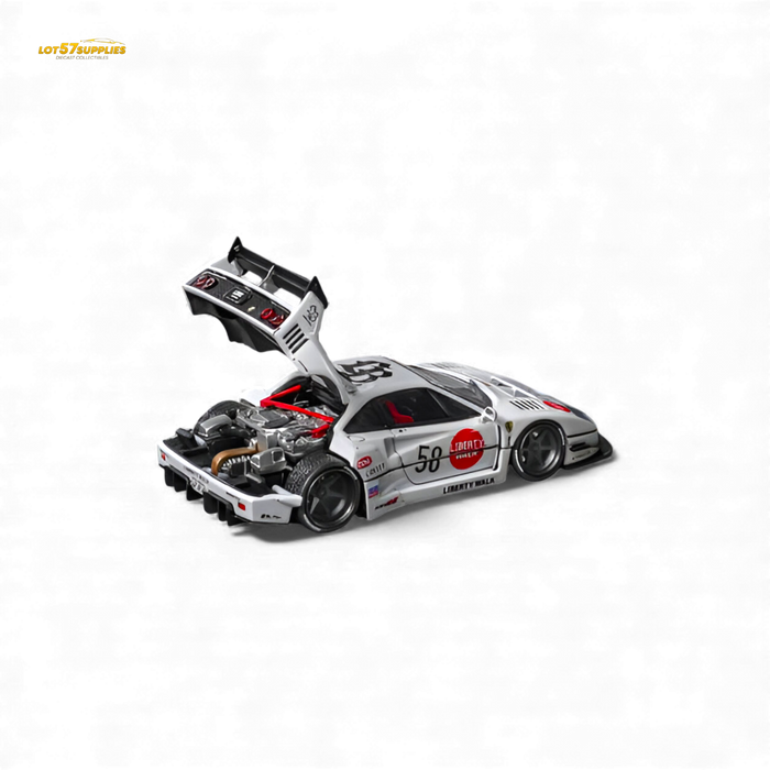 (Pre-Order) Star Models Ferrari F40 LB-Works White 1:64 - for just $46.99! 