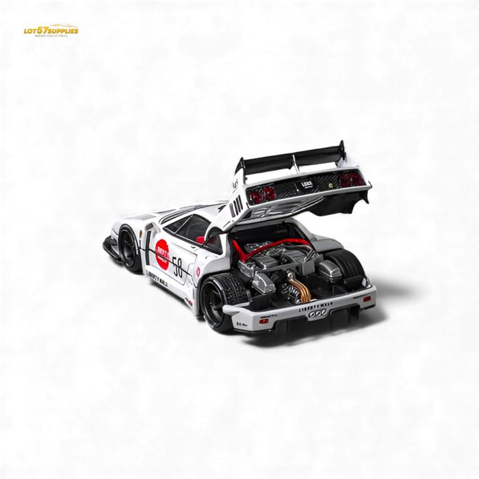 (Pre-Order) Star Models Ferrari F40 LB-Works White 1:64 - for just $46.99! 