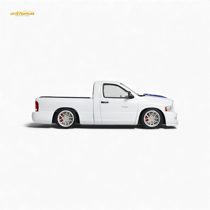GCD Dodge RAM SRT-10 White Blue Stripe 1:64 - for just $34.99! 