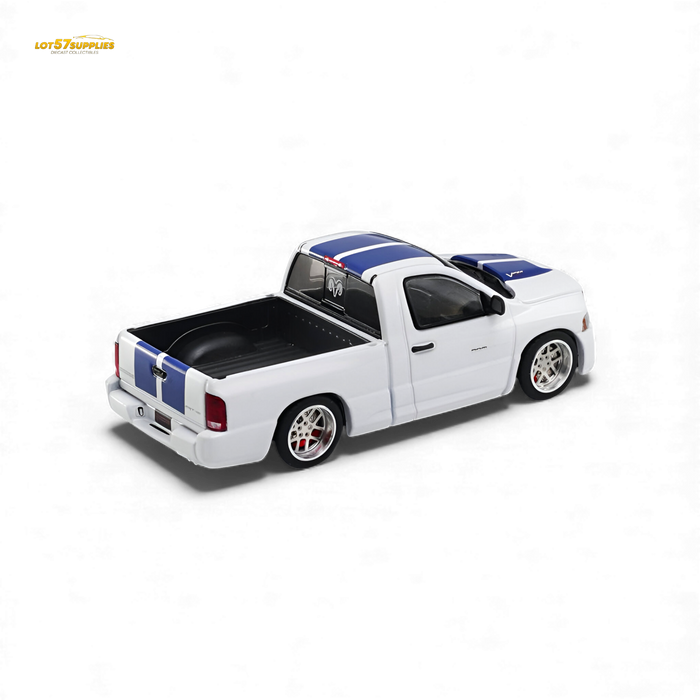 GCD Dodge RAM SRT-10 White Blue Stripe 1:64 - for just $34.99! 