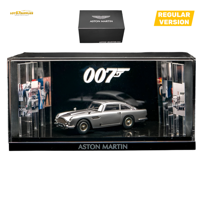 (Pre-Order) Aston Martin DB5 High Gloss Silver 1:64 - for just $46.99! 