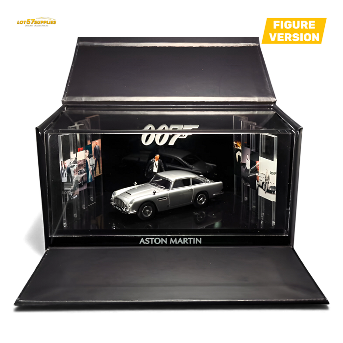 (Pre-Order) Aston Martin DB5 High Gloss Silver Figurine Ver 1:64 - for just $49.99! 