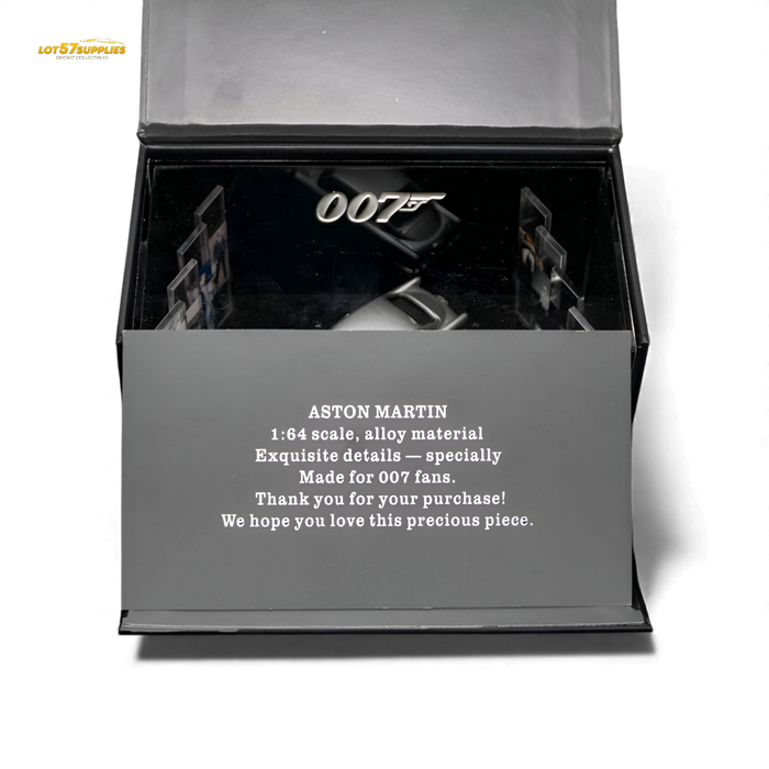 (Pre-Order) Aston Martin DB5 High Gloss Silver 1:64 - for just $46.99! 