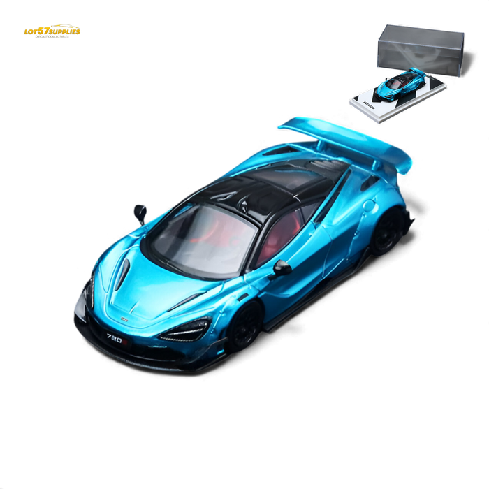 (Pre-Order) SC McLaren 720S Bright Blue 1:64 - for just $34.99! 