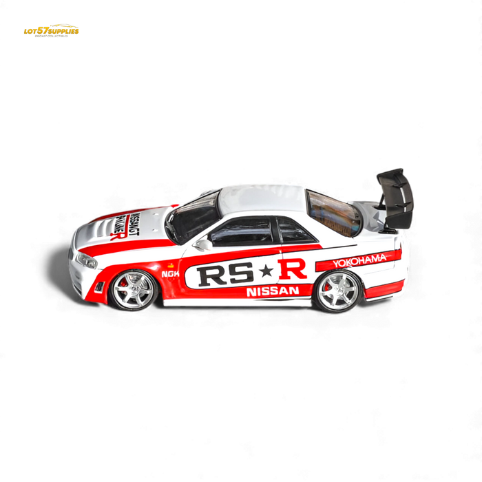Fuji Skyline R34 GT-R Nismo Z-Tune White 1:64 - for just $34.99! 