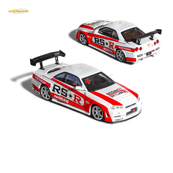 Fuji Skyline R34 GT-R Nismo Z-Tune White 1:64 - for just $34.99! 