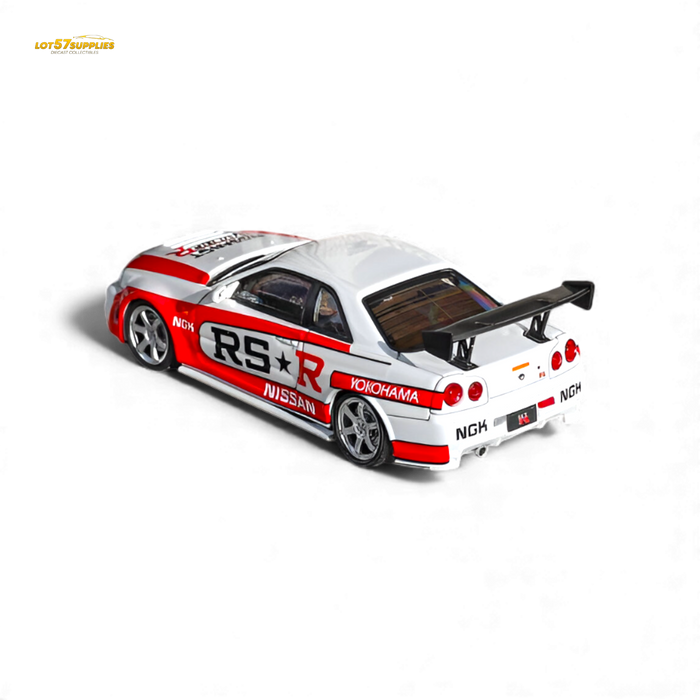 Fuji Skyline R34 GT-R Nismo Z-Tune White 1:64 - for just $34.99! 