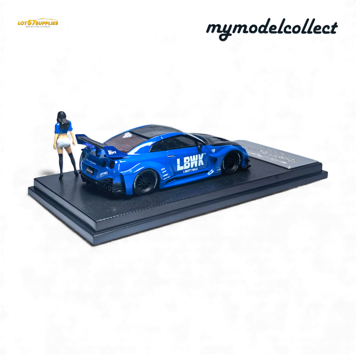 (Pre-Order) MC Nissan R35 GT-R LB Works Blue 1:64 - for just $36.99! 