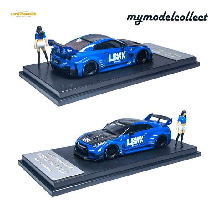 (Pre-Order) MC Nissan R35 GT-R LB Works Blue 1:64 - for just $36.99! 