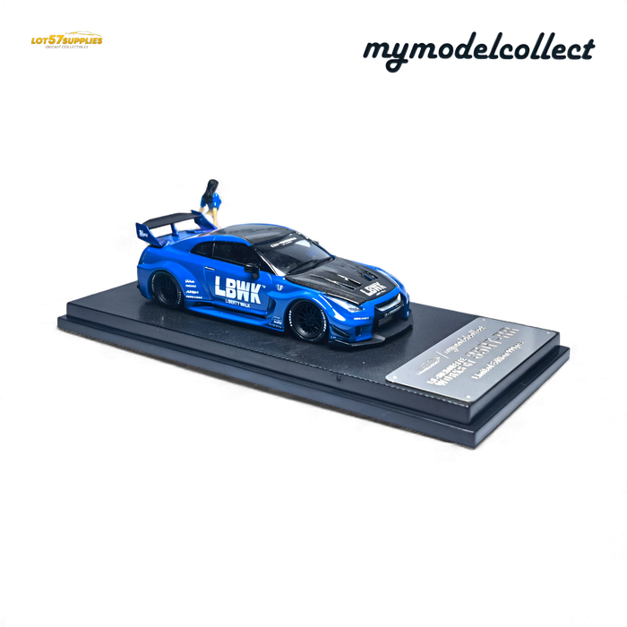 (Pre-Order) MC Nissan R35 GT-R LB Works Blue 1:64 - for just $36.99! 