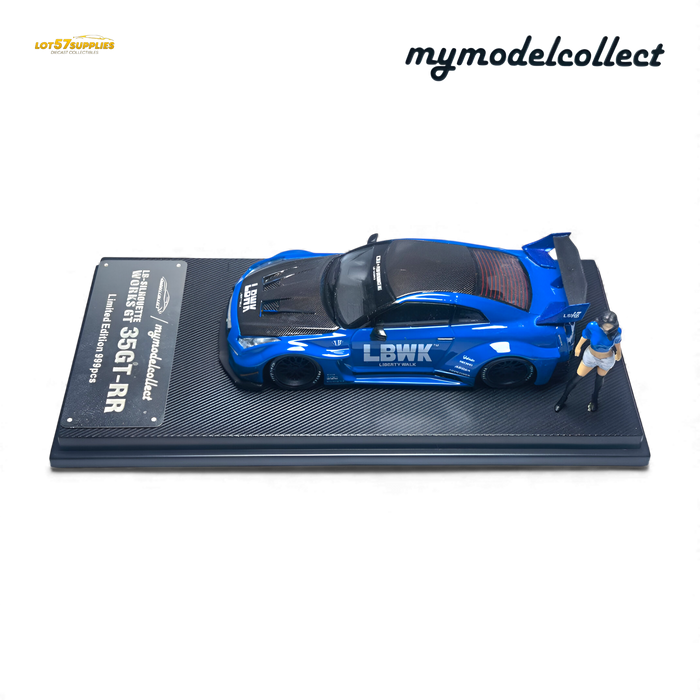 (Pre-Order) MC Nissan R35 GT-R LB Works Blue 1:64 - for just $36.99! 