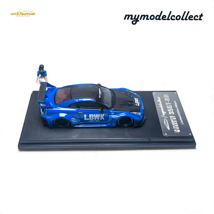 (Pre-Order) MC Nissan R35 GT-R LB Works Blue 1:64 - for just $36.99! 