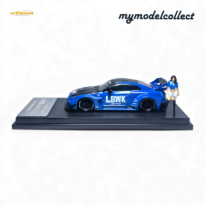 (Pre-Order) MC Nissan R35 GT-R LB Works Blue 1:64 - for just $36.99! 