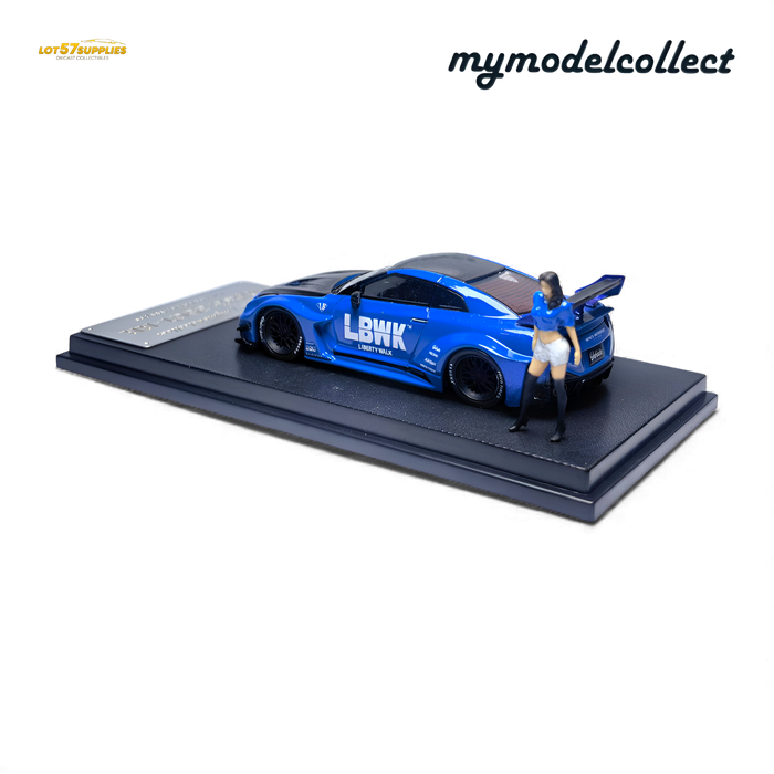 (Pre-Order) MC Nissan R35 GT-R LB Works Blue 1:64 - for just $36.99! 